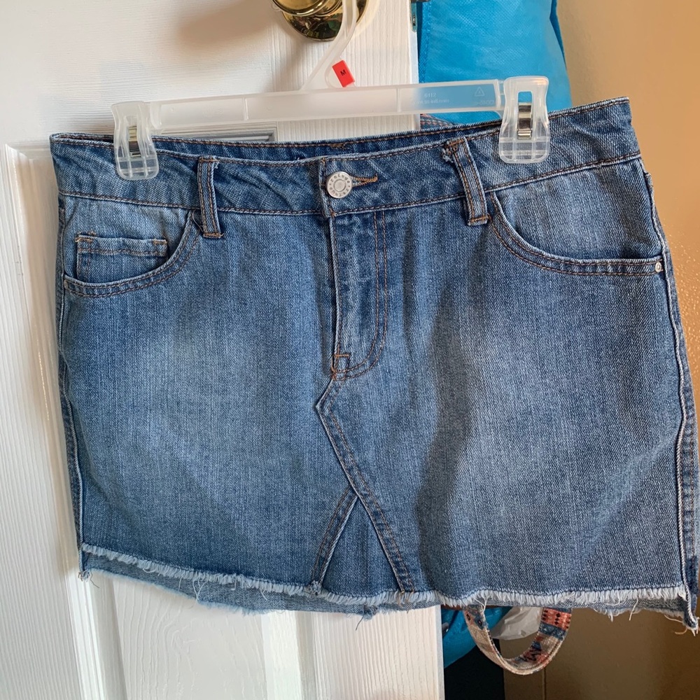 Jean denim skirt